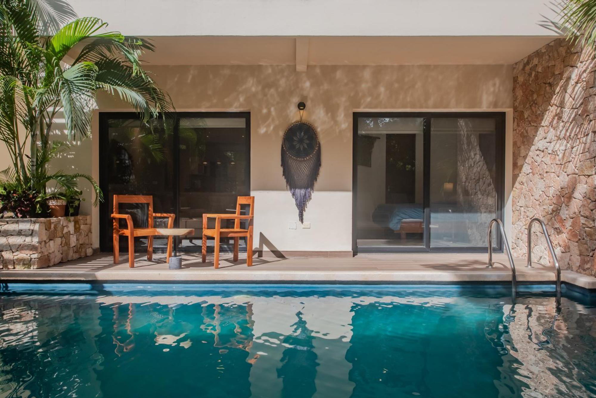 Luxury Aldea Zama 2Bed - 2Bat Apartment Private Terrace & Swim Up Tulum Eksteriør billede